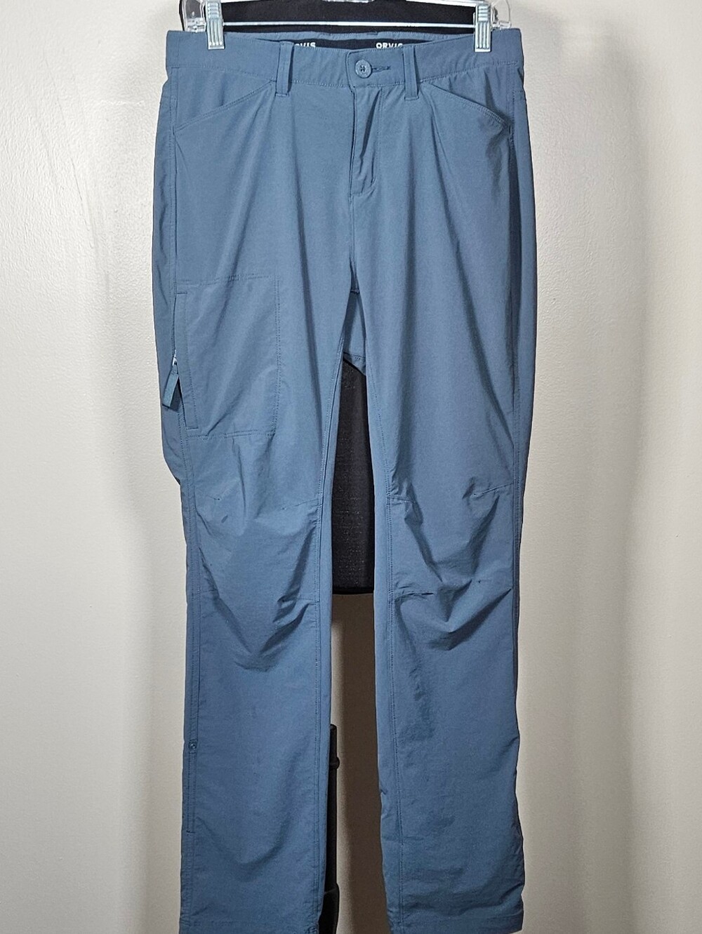 Orvis Camping Hiking Outdoor Roll Tab Option Quick Dry Zip Pocket Tall Inseam S